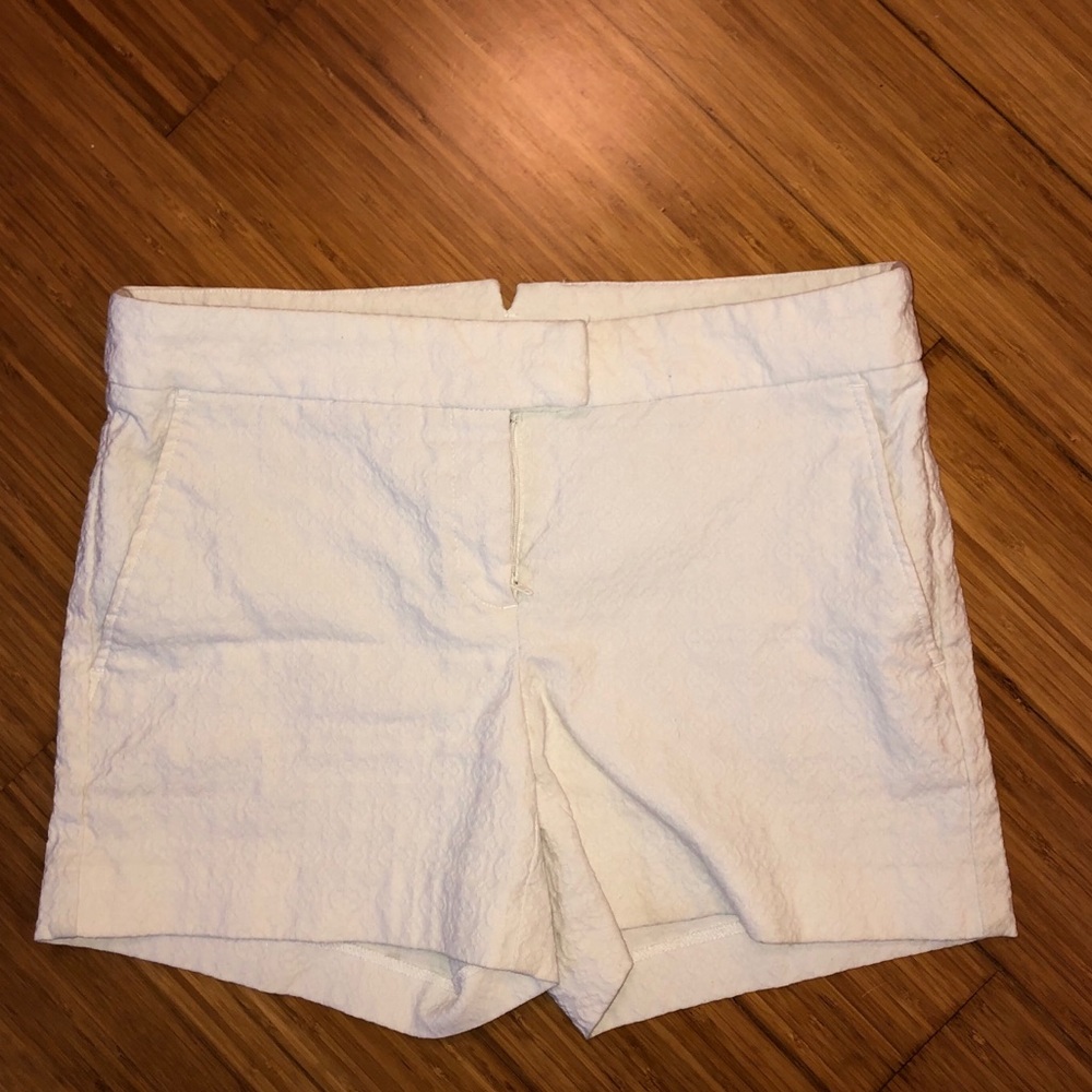 CYNTHIA ROWLEY white patterned shorts